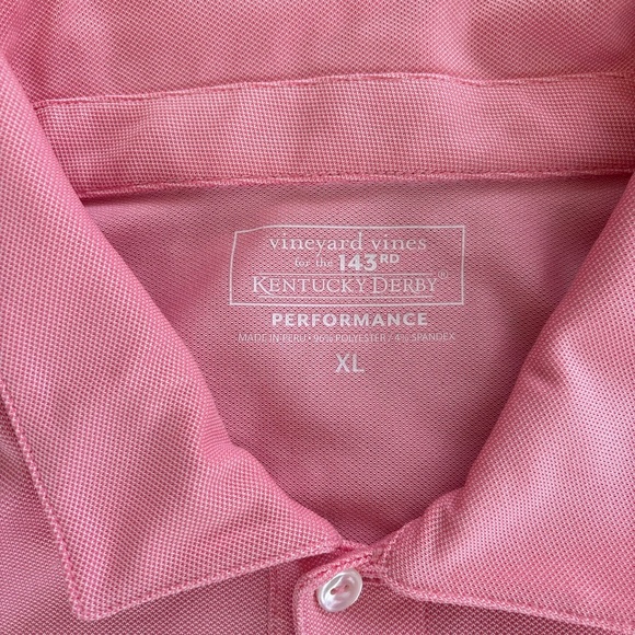 Vineyard Vines Pink Polo with Embroidered Whale Logo - Picture 3 of 4